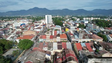 Ipoh, Malezya - 24 Eylül 2022: İpoh 'un Tarihi Binaları ve Turist Çekimleri