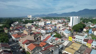 Ipoh, Malezya - 24 Eylül 2022: İpoh 'un Tarihi Binaları ve Turist Çekimleri