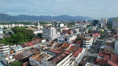 Ipoh, Malezya - 24 Eylül 2022: İpoh 'un Tarihi Binaları ve Turist Çekimleri