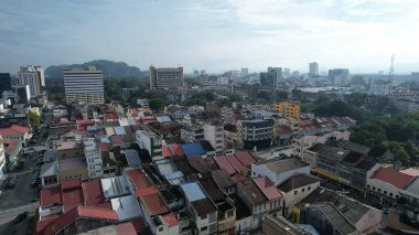 Ipoh, Malezya - 24 Eylül 2022: İpoh 'un Tarihi Binaları ve Turist Çekimleri