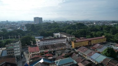 Ipoh, Malezya - 24 Eylül 2022: İpoh 'un Tarihi Binaları ve Turist Çekimleri