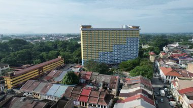 Ipoh, Malezya - 24 Eylül 2022: İpoh 'un Tarihi Binaları ve Turist Çekimleri