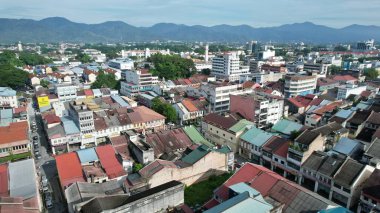 Ipoh, Malezya - 24 Eylül 2022: İpoh 'un Tarihi Binaları ve Turist Çekimleri