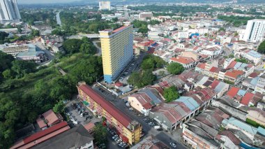 Ipoh, Malezya - 24 Eylül 2022: İpoh 'un Tarihi Binaları ve Turist Çekimleri