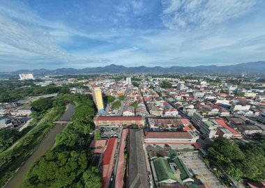 Ipoh, Malezya - 24 Eylül 2022: İpoh 'un Tarihi Binaları ve Turist Çekimleri