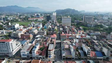 Ipoh, Malezya - 24 Eylül 2022: İpoh 'un Tarihi Binaları ve Turist Çekimleri