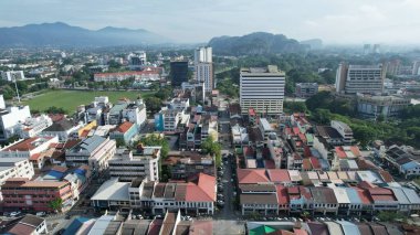 Ipoh, Malezya - 24 Eylül 2022: İpoh 'un Tarihi Binaları ve Turist Çekimleri