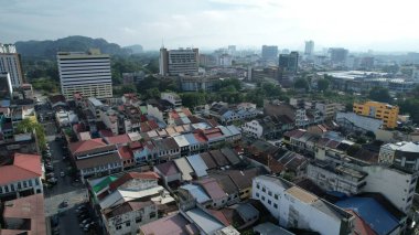 Ipoh, Malezya - 24 Eylül 2022: İpoh 'un Tarihi Binaları ve Turist Çekimleri