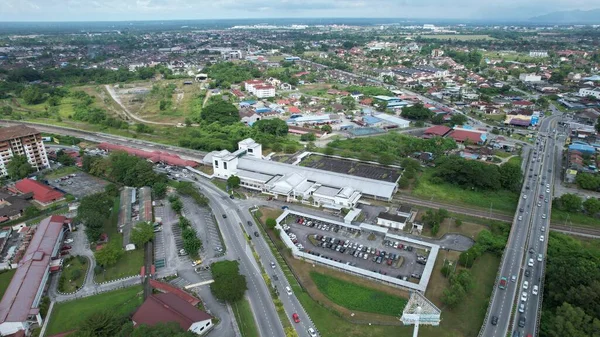 Taiping, Malezya - 24 Eylül 2022: Landmark Binaları ve Taiping Turistleri