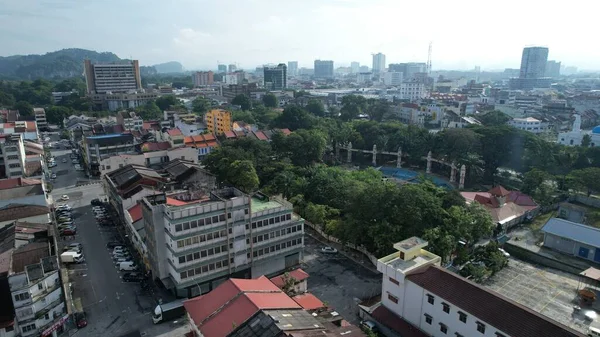 Ipoh, Malezya - 24 Eylül 2022: İpoh 'un Tarihi Binaları ve Turist Çekimleri