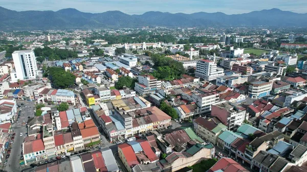 Ipoh, Malezya - 24 Eylül 2022: İpoh 'un Tarihi Binaları ve Turist Çekimleri