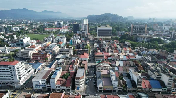 Ipoh, Malezya - 24 Eylül 2022: İpoh 'un Tarihi Binaları ve Turist Çekimleri