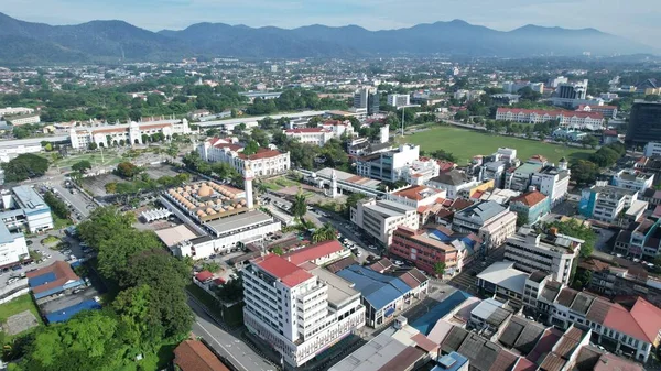 Ipoh, Malezya - 24 Eylül 2022: İpoh 'un Tarihi Binaları ve Turist Çekimleri