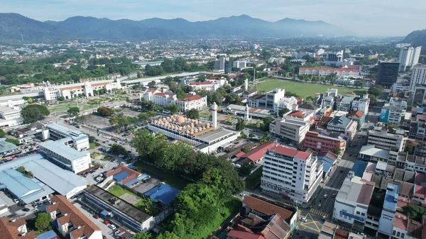 Ipoh, Malezya - 24 Eylül 2022: İpoh 'un Tarihi Binaları ve Turist Çekimleri