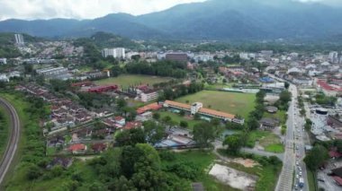 Taiping, Malezya - 24 Eylül 2022: Landmark Binaları ve Taiping Turistleri