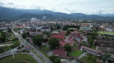 Taiping, Malezya - 24 Eylül 2022: Landmark Binaları ve Taiping Turistleri