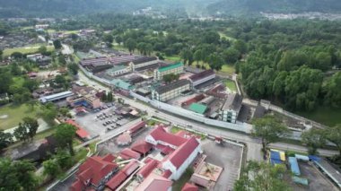 Taiping, Malezya - 24 Eylül 2022: Landmark Binaları ve Taiping Turistleri