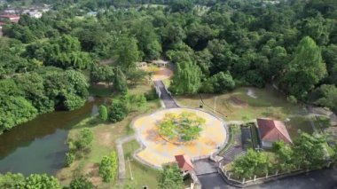Taiping, Malezya - 24 Eylül 2022: Landmark Binaları ve Taiping Turistleri