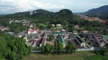 Taiping, Malezya - 24 Eylül 2022: Landmark Binaları ve Taiping Turistleri