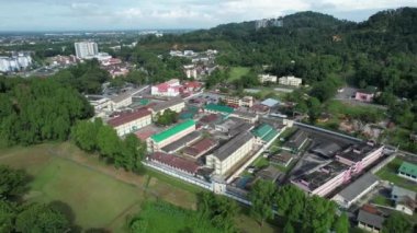 Taiping, Malezya - 24 Eylül 2022: Landmark Binaları ve Taiping Turistleri