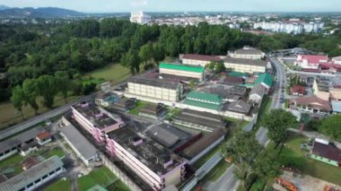 Taiping, Malezya - 24 Eylül 2022: Landmark Binaları ve Taiping Turistleri