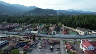 Taiping, Malezya - 24 Eylül 2022: Landmark Binaları ve Taiping Turistleri