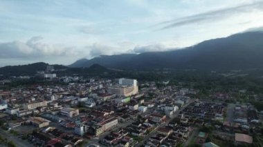 Taiping, Malezya - 24 Eylül 2022: Landmark Binaları ve Taiping Turistleri