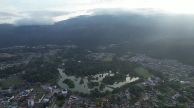Taiping, Malezya - 24 Eylül 2022: Landmark Binaları ve Taiping Turistleri