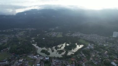 Taiping, Malezya - 24 Eylül 2022: Landmark Binaları ve Taiping Turistleri