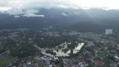 Taiping, Malezya - 24 Eylül 2022: Landmark Binaları ve Taiping Turistleri