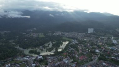 Taiping, Malezya - 24 Eylül 2022: Landmark Binaları ve Taiping Turistleri