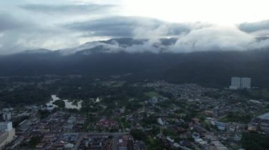 Taiping, Malezya - 24 Eylül 2022: Landmark Binaları ve Taiping Turistleri