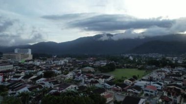 Taiping, Malezya - 24 Eylül 2022: Landmark Binaları ve Taiping Turistleri
