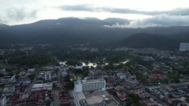 Taiping, Malezya - 24 Eylül 2022: Landmark Binaları ve Taiping Turistleri