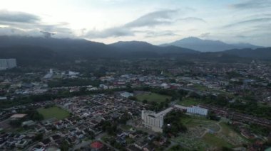 Taiping, Malezya - 24 Eylül 2022: Landmark Binaları ve Taiping Turistleri