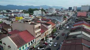 Ipoh, Malezya - 24 Eylül 2022: İpoh 'un Tarihi Binaları ve Turist Çekimleri