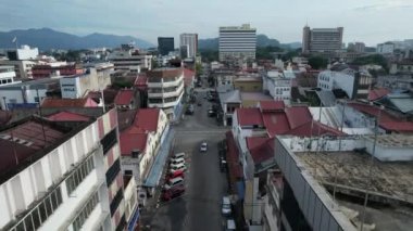 Ipoh, Malezya - 24 Eylül 2022: İpoh 'un Tarihi Binaları ve Turist Çekimleri