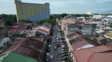 Ipoh, Malezya - 24 Eylül 2022: İpoh 'un Tarihi Binaları ve Turist Çekimleri