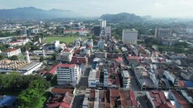 Ipoh, Malezya - 24 Eylül 2022: İpoh 'un Tarihi Binaları ve Turist Çekimleri