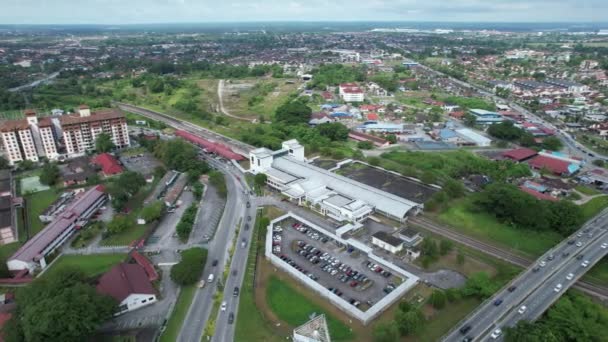 Taiping Malezya Eylül 2022 Landmark Binaları Taiping Turistleri — Stok video