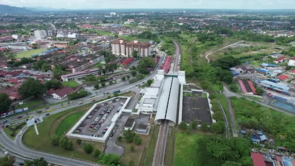 Taiping Malezya Eylül 2022 Landmark Binaları Taiping Turistleri — Stok video