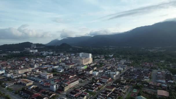 Taiping Malezya Eylül 2022 Landmark Binaları Taiping Turistleri — Stok video