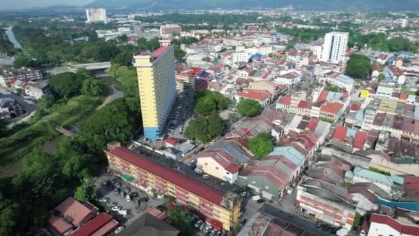 Ipoh Malesia Settembre 2022 Gli Edifici Storici Attrazioni Turistiche Ipoh — Video Stock