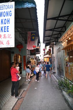 Ipoh, Malezya - 24 Eylül 2022: İpoh 'un Tarihi Binaları ve Turist Çekimleri