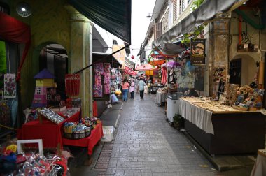 Ipoh, Malezya - 24 Eylül 2022: İpoh 'un Tarihi Binaları ve Turist Çekimleri