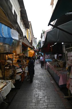 Ipoh, Malezya - 24 Eylül 2022: İpoh 'un Tarihi Binaları ve Turist Çekimleri