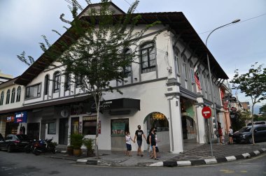 Ipoh, Malezya - 24 Eylül 2022: İpoh 'un Tarihi Binaları ve Turist Çekimleri