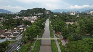 Ipoh, Malezya - 24 Eylül 2022: İpoh 'un Tarihi Binaları ve Turist Çekimleri