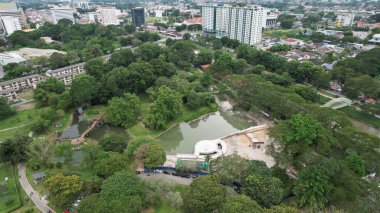 Ipoh, Malezya - 24 Eylül 2022: İpoh 'un Tarihi Binaları ve Turist Çekimleri