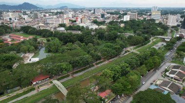 Ipoh, Malezya - 24 Eylül 2022: İpoh 'un Tarihi Binaları ve Turist Çekimleri